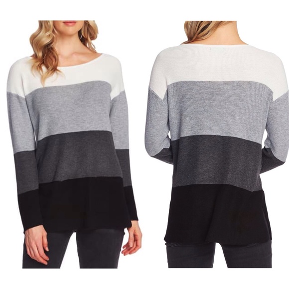 Vince Camuto Sweaters - Vince Camuto Colorblock Pocket Sweater Size M